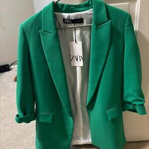 Zara geeen size small oversized blazer